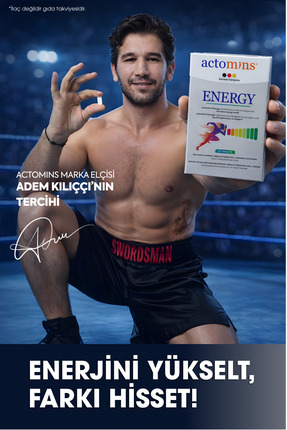 actomins Energy Tribulus, Ginseng, L-arjinin İçeren Gıda Takviyesi 2' li Paket