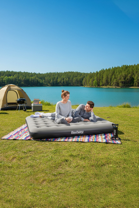 Bestway Ultra Queen 2 Kişilik Şişme Yatak + El Pompası Hediyeli 191x137x22cm ...