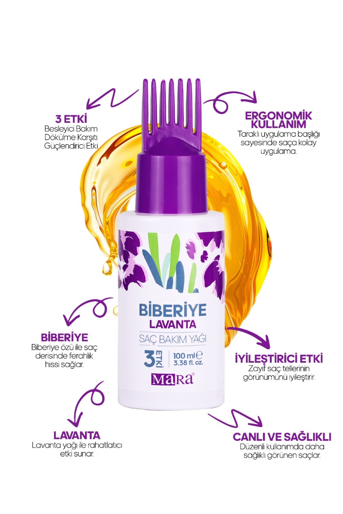 Mara BIBERIYE LAVANTA SAC YAGI 100 ml — IMM.060.10.95