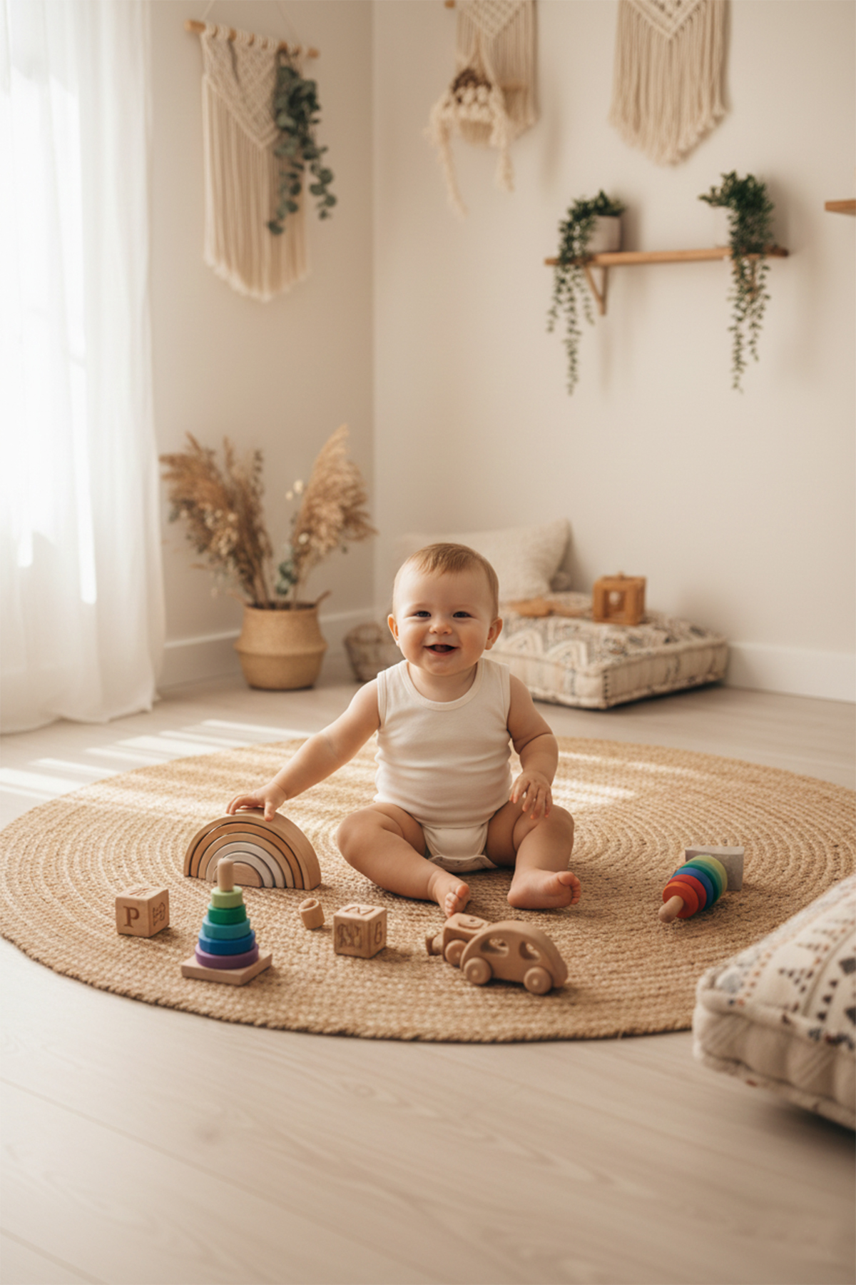 MAHFEL %100 Organik Pamuklu Çıtçıtlı Kolsuz Bebek Body Zıbın fotoğrafı 3 (önizleme)