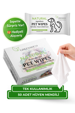 Greenwich Zero Point of Beauty Hijyen Mendili 50 Adet | Göz Kulak Ağız Pati Ç...