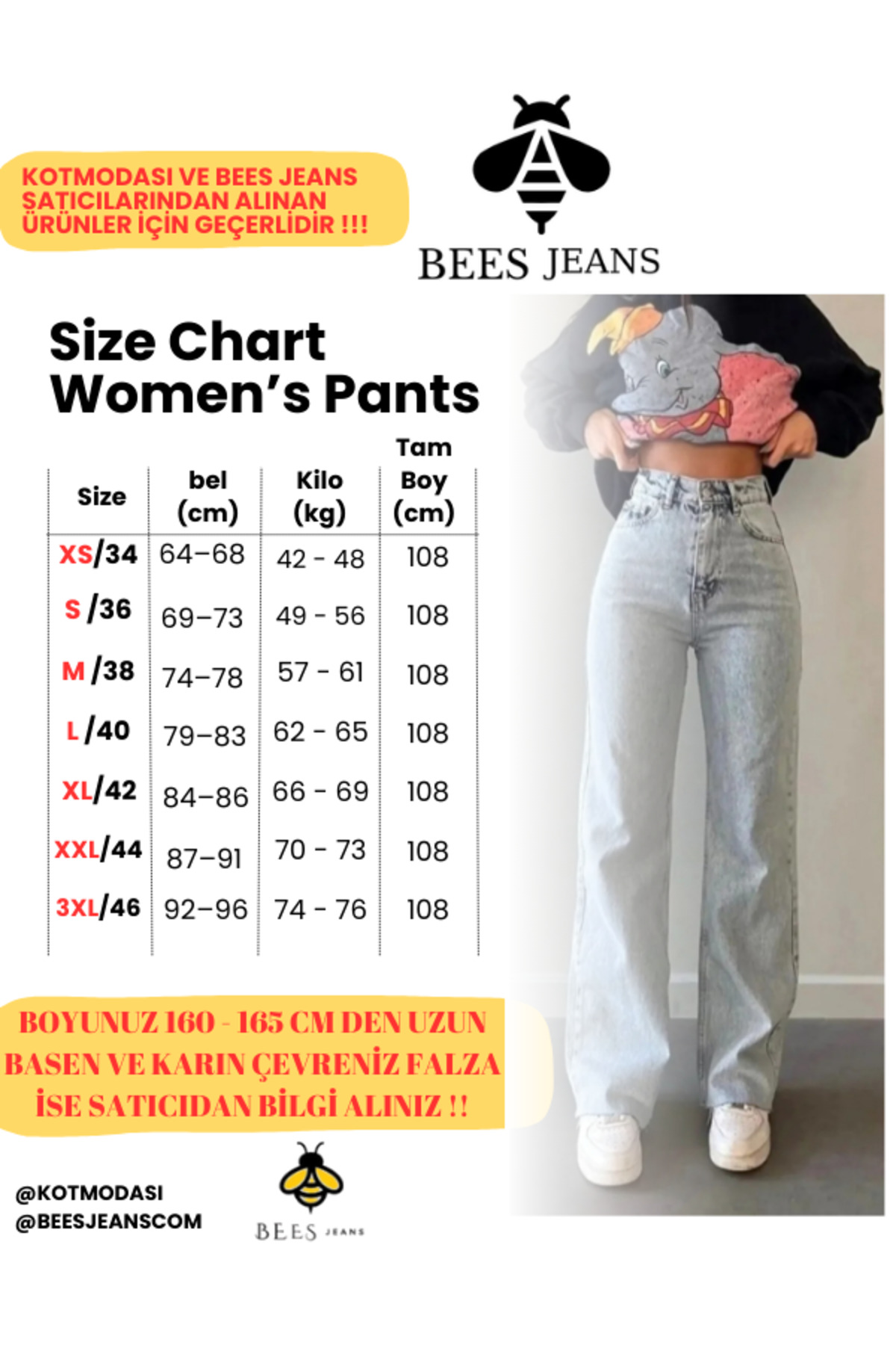 Genel Markalar  Christian 90's Buz Mavi Palazzo Salaş Paça Süper Yüksek Bel Jean Pantolon - Görsel 4