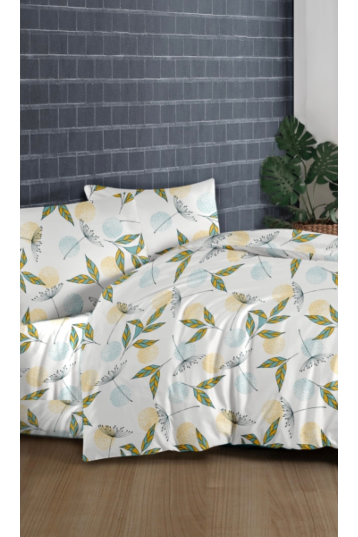 Flannel Flannel Winter 100% Cotton Double Duvet Cover Set Elicia