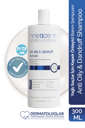 mineaderm Yağlı Saçlar İçin Kepek Önleyici Bakım Șampuanı /Anti Oily Dandruff...