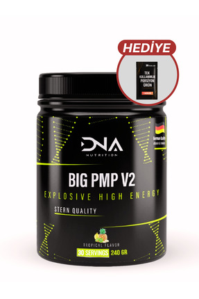 Dna Nutrition Big Pmp Pre-workout 240gr Tropik Meyve Aromalı
