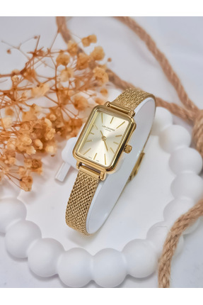 Lee Cooper LC07815 Dikdörtgen 6 Renk Hasır Kordon Kadın Kol Saati