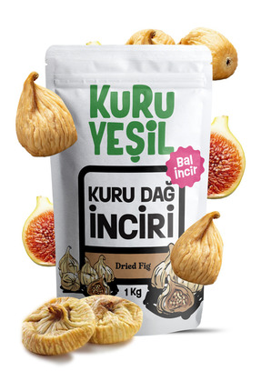 Kuru Yeşil Kuru İncir – 1 Kg – Aydın Yöresi – Süzme – Doğal Kurutulmuş Meyve