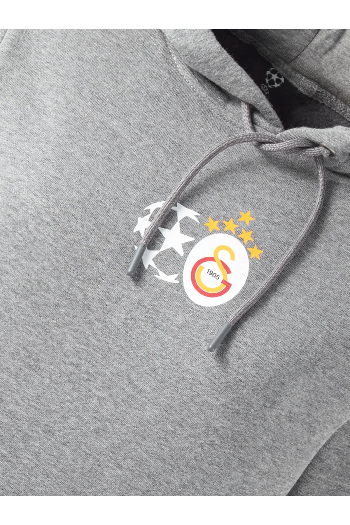 GS Champions League UCL Premium Hoodie 230614 — خاکستری — تصویر 2 از 3