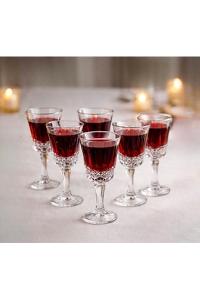 Genel Markalar DESENLİ AYAKLI KAHVE YANI BARDAK-MİNİ KADEH-MEŞRUBAT BARDAĞI 6...