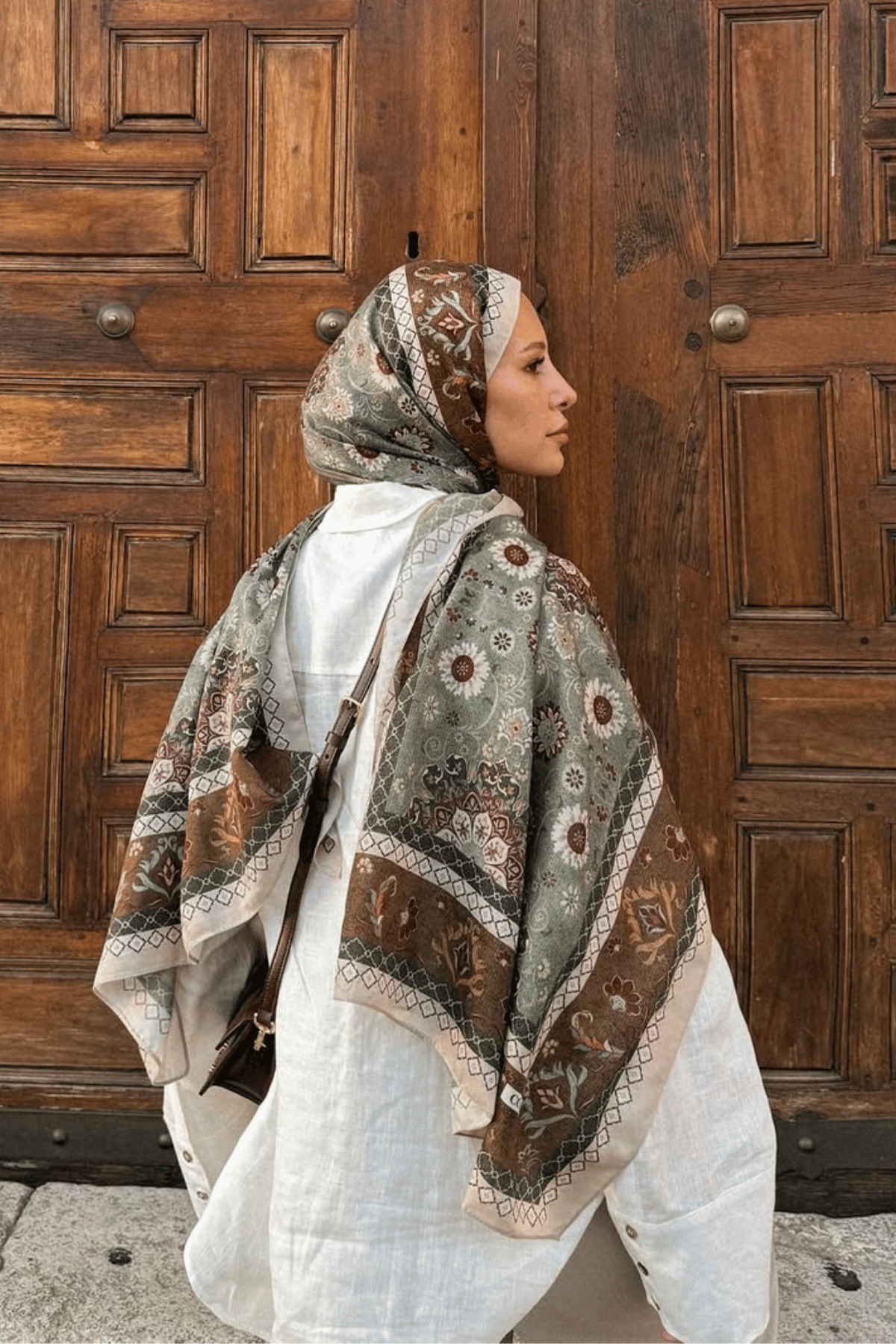 Coco Scarfs  Silk Nomads Vual İpek Şal - Görsel 3