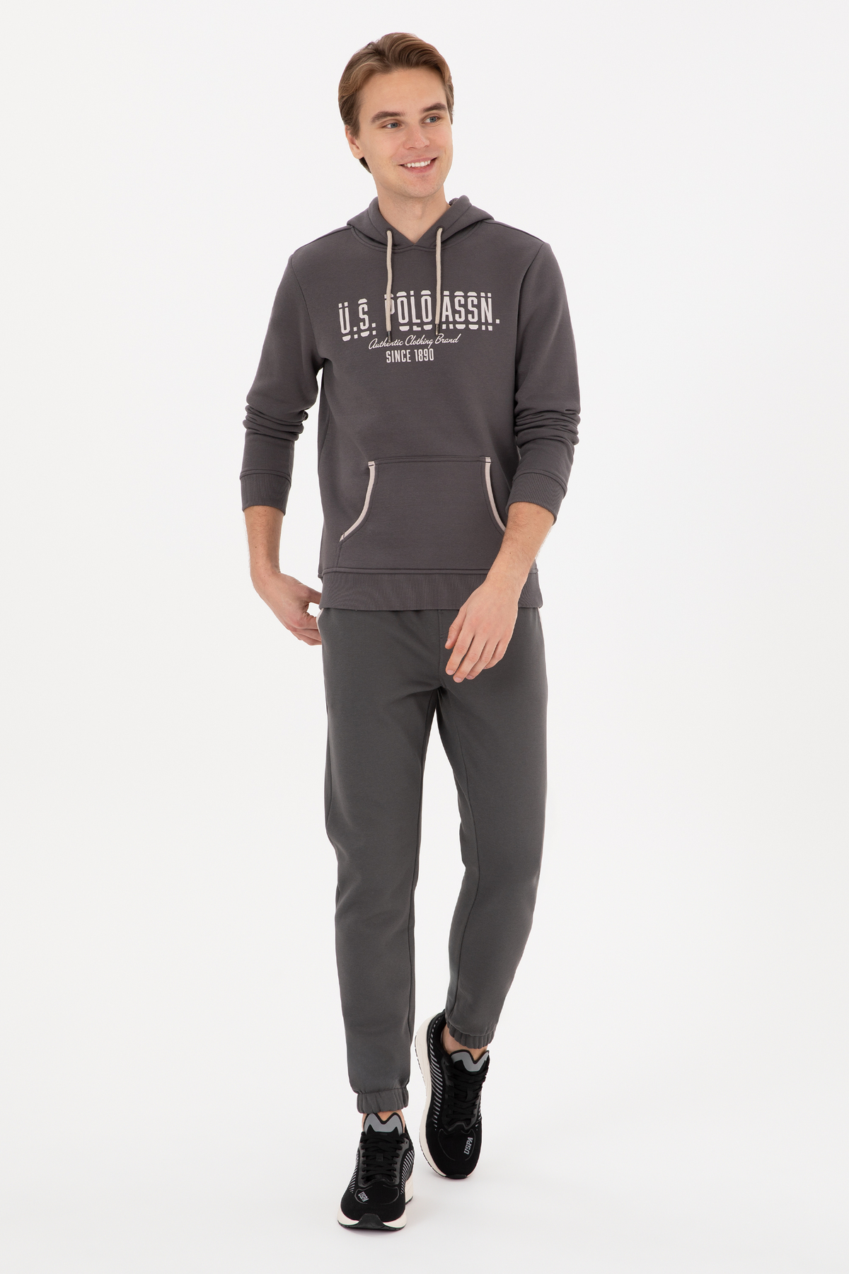 شلوار گرمکنمردانهU.S. Polo Assn.خاکستری