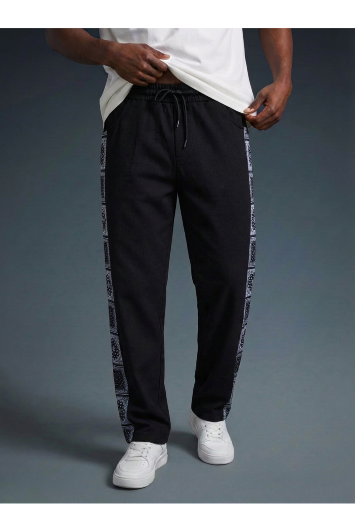 KHAYN  BAGGY ETNİCH DESEN EŞOFMAN ALTI H1015E