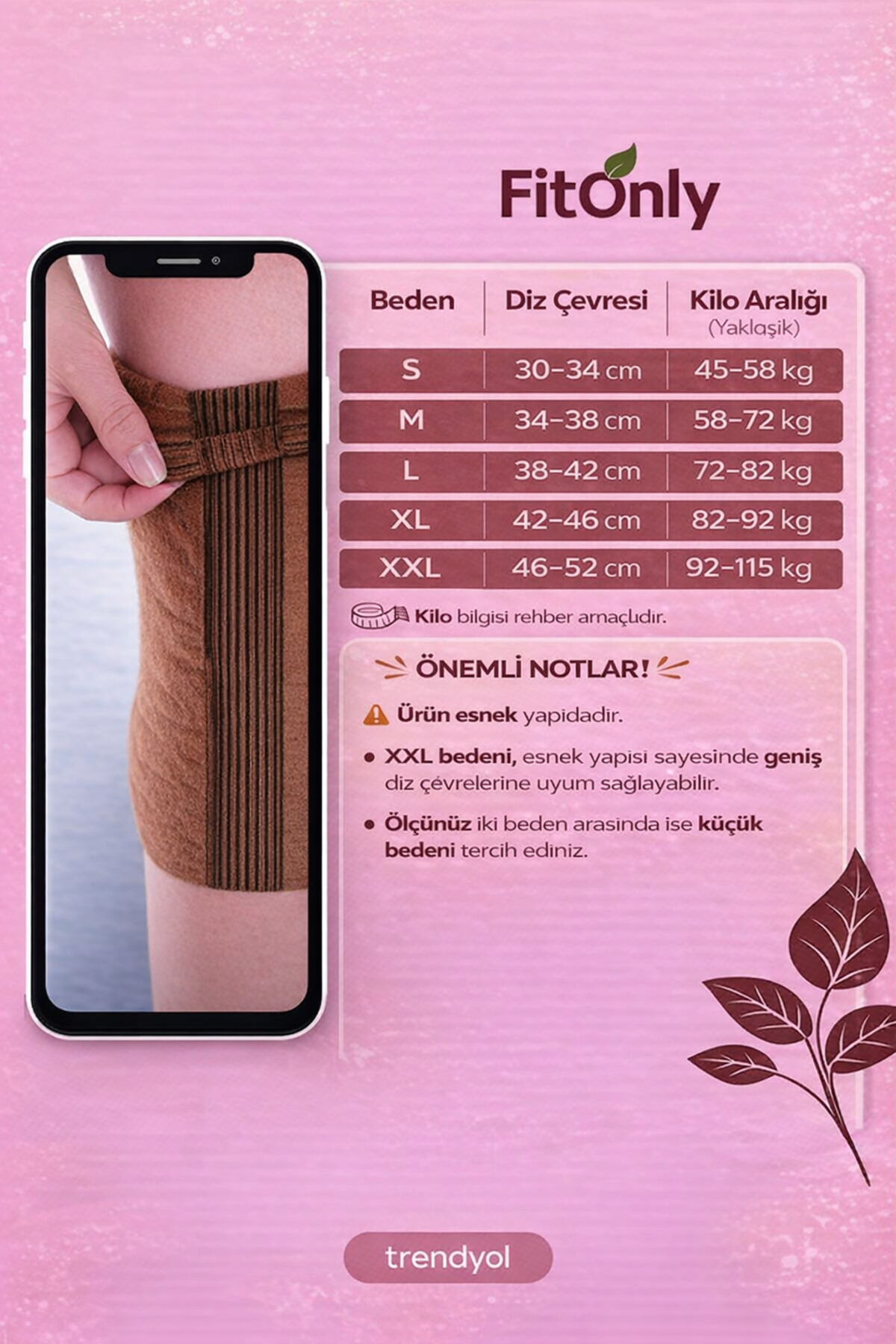 FitOnly Doğal Yün Termal Baldır ve Diz Altı Isıtıcı–Soğuğa Karşı Etkili, Kışlık Unisex Bacak Koruyucu 2 Çift görsel 8