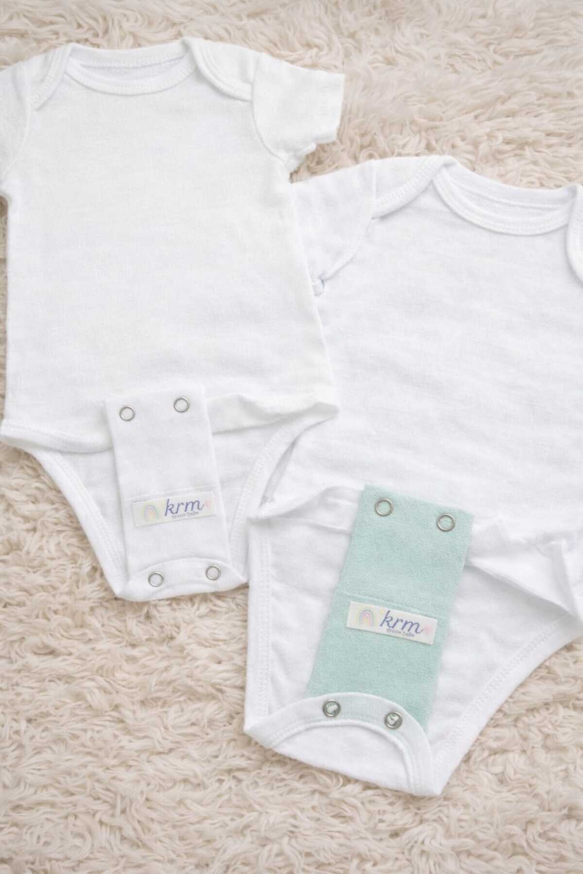 krm kerem bebe 2 Çıtçıtlı Ikili Body Uzatma Aparatı ( 8,5mm ) fotoğrafı 3 (önizleme)