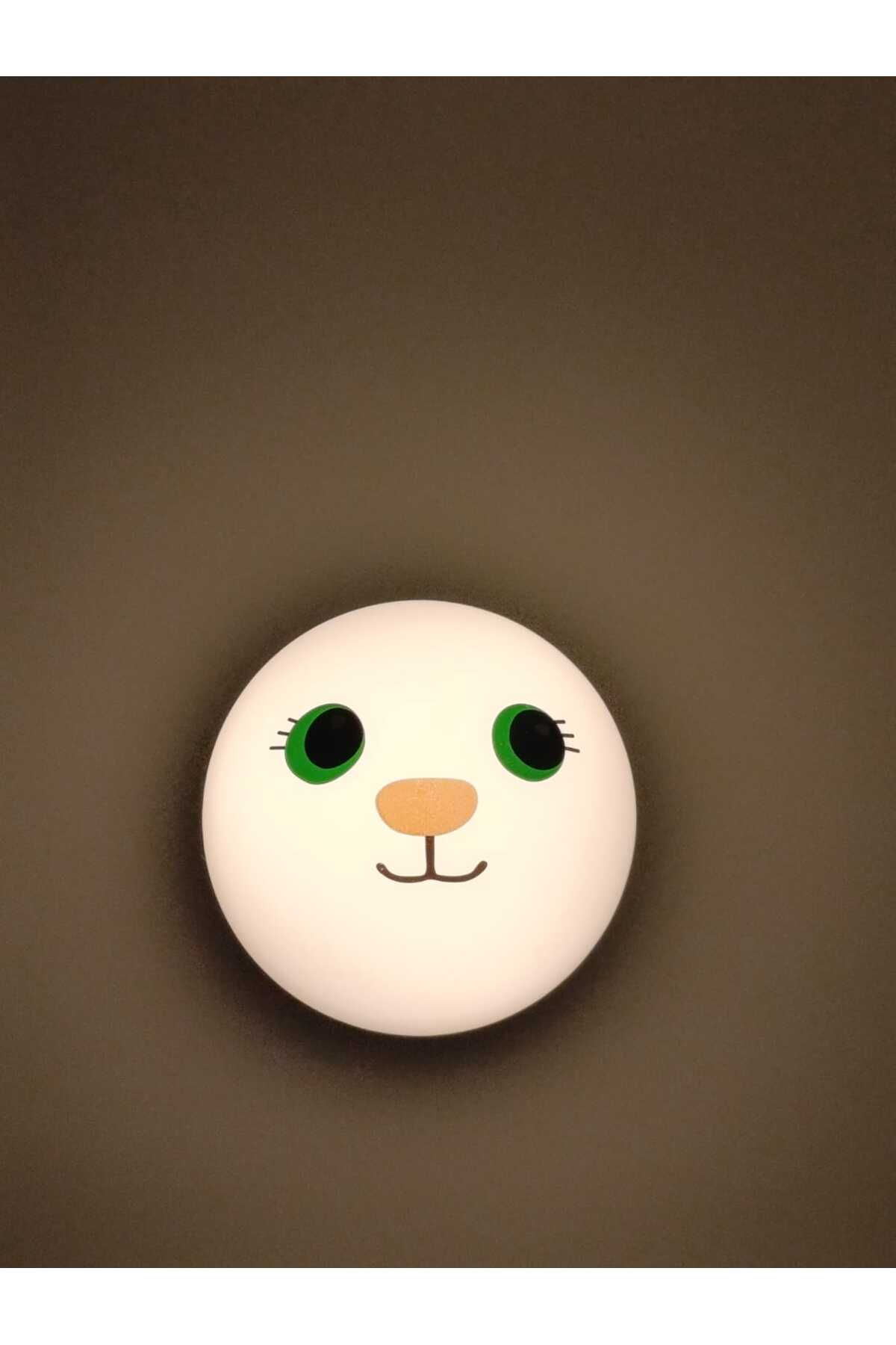 IKEA Çocuk Bebek Odası Masa Lambası Ledli Beyaz Oda Lambası fotoğrafı 2 (önizleme)