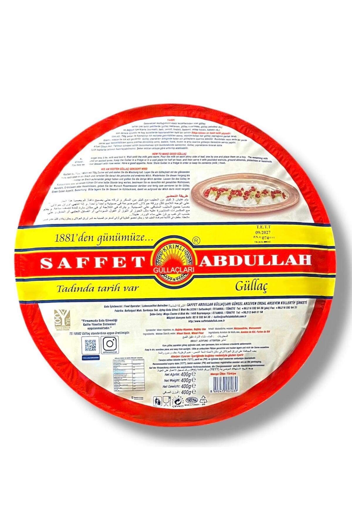 S.V.E.S.T. - Urfaust 500枚限定CD Saffet Abdullah Güllaç Tepsi Ambalaj 400 gr Fiyatı, Yorumları