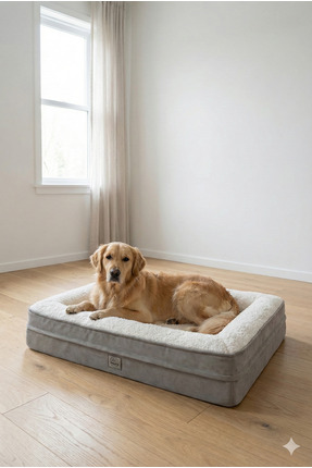 Jungolica Pet Products Felix, Visco Süngerli, Ultra Yumuşak, %100 Su Geçirmez...