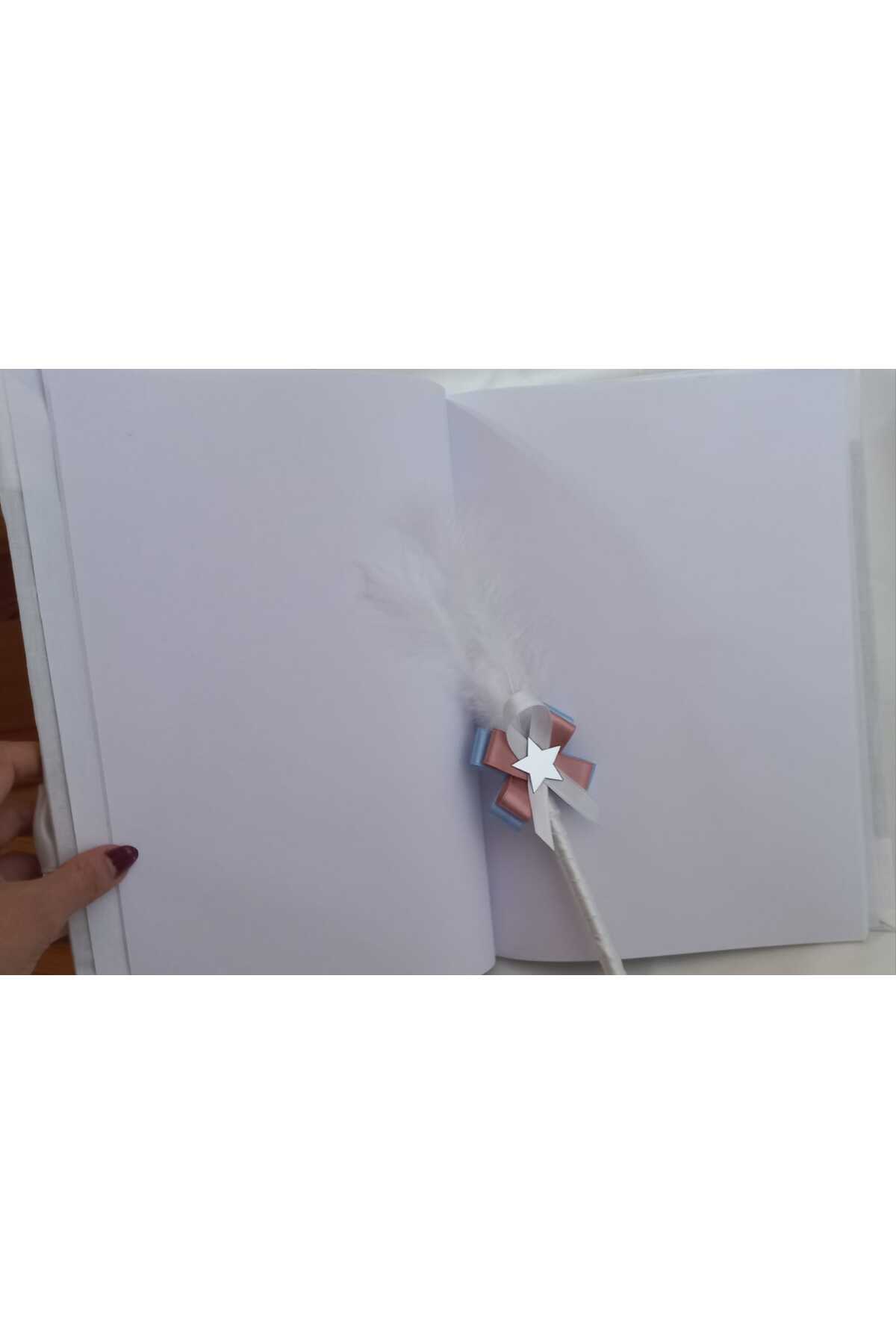 s'he design organizasyon Bebek İsmine Özel Hazırlanan Anı Hatıra Defteri fotoğrafı 2 (önizleme)