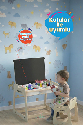 MAMATOYZ MyTable Aktivite Masası ve Sandalyesi - Benim Massam Aktivite Masası