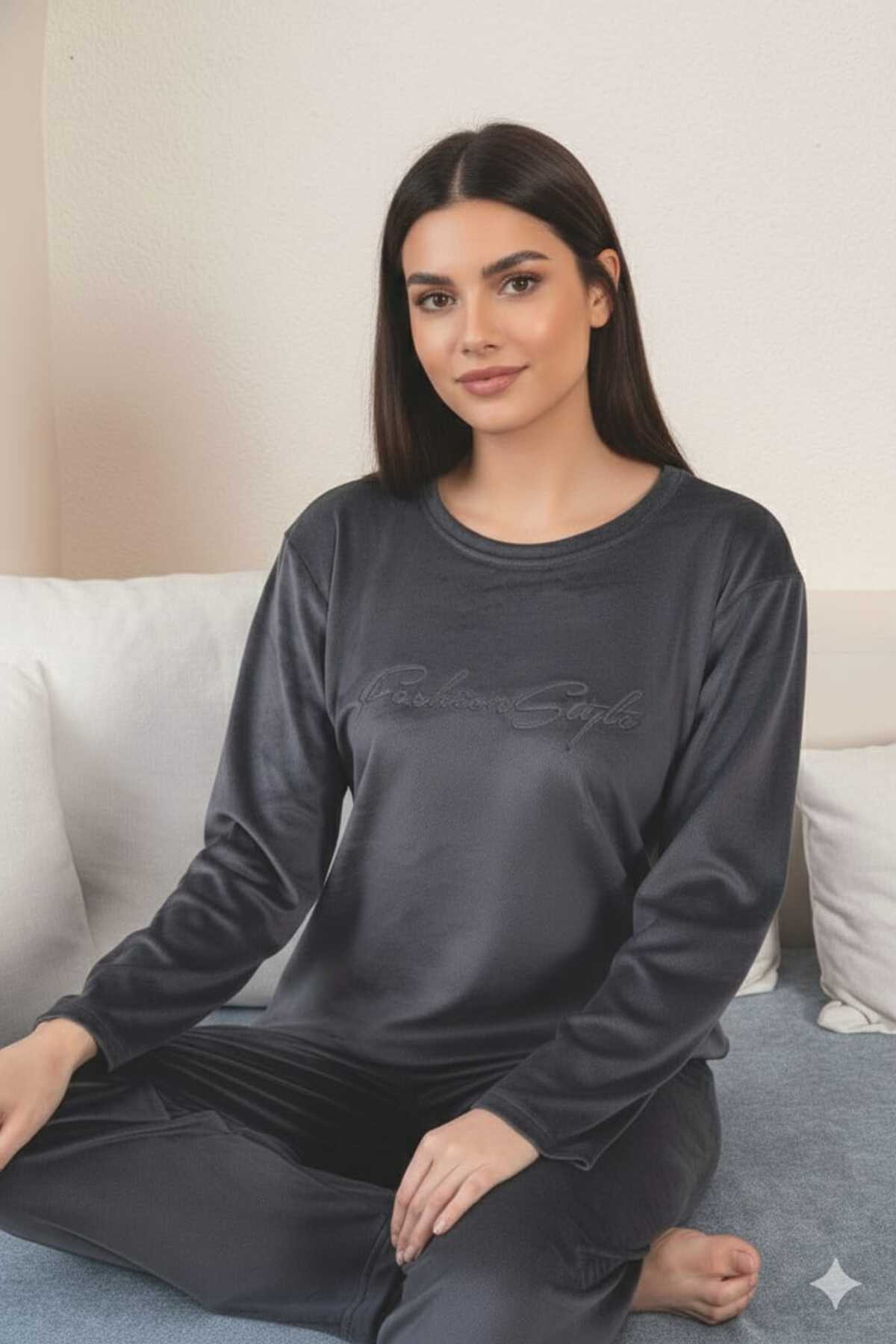 Women's Velvet Pajamas Set