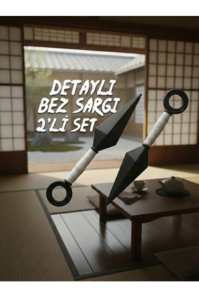 VoxelBytes Kunai – Anime Ninja Temalı Koleksiyon ve Dekor Figürü | 2’li Set