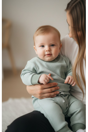 Andy Wawa BEBEK TAKIM 2 PCS SET MUMMY S SNUGGLE SAURUS