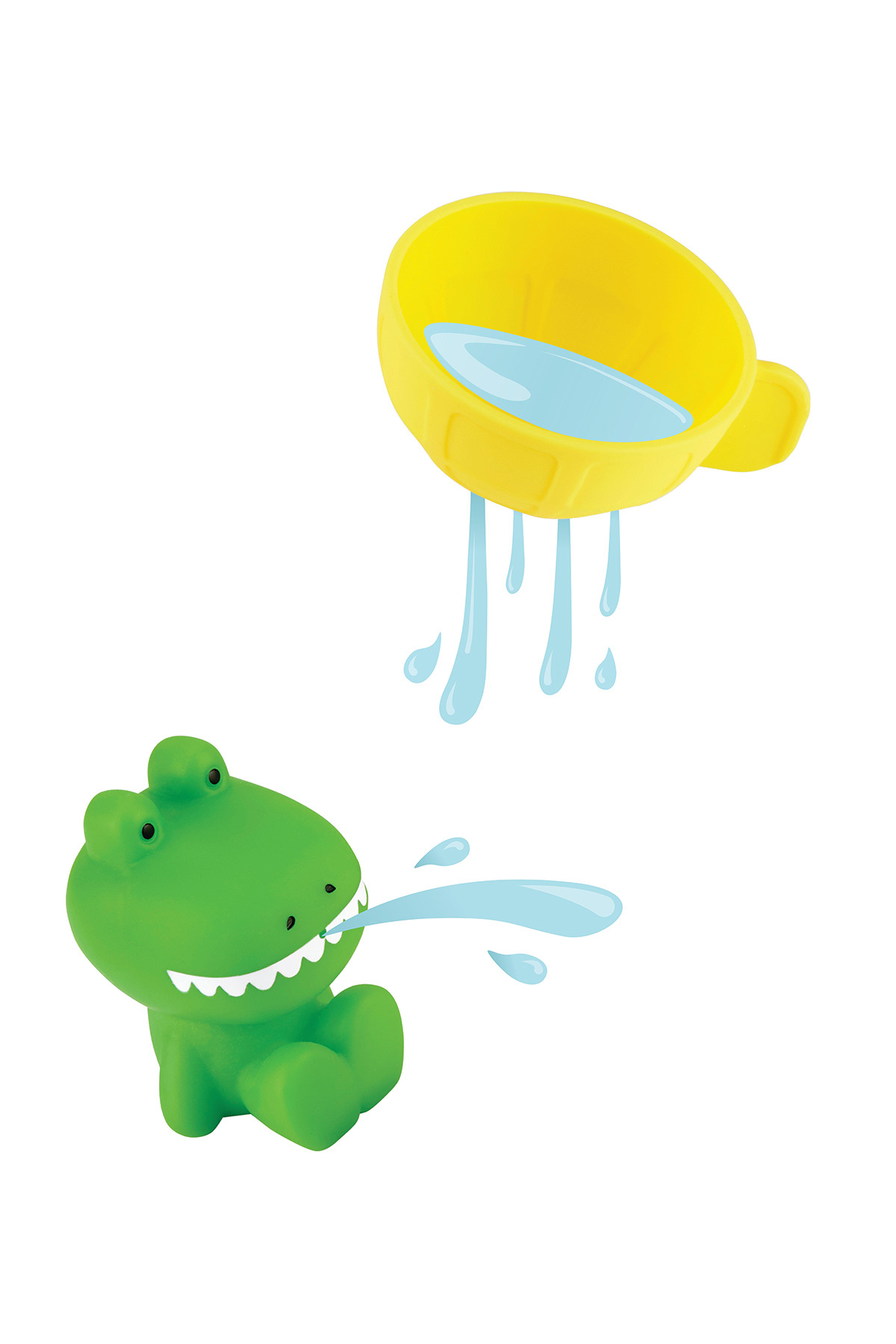 Skip Hop Zoo Banyo Oyuncağı Timsah 9 Ay+ fotoğrafı 3 (önizleme)