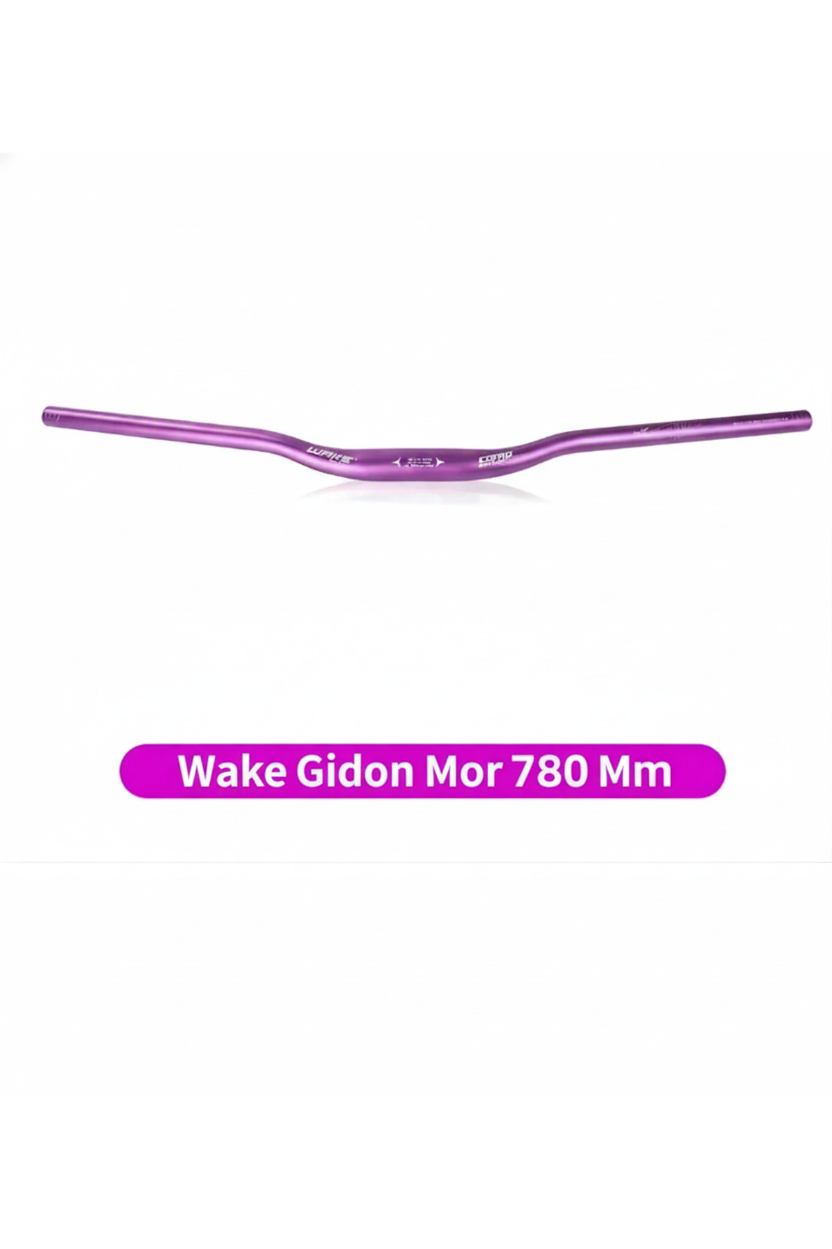 Mor Wake Bisiklet Alüminyum Gidon 780mm 31,8mm