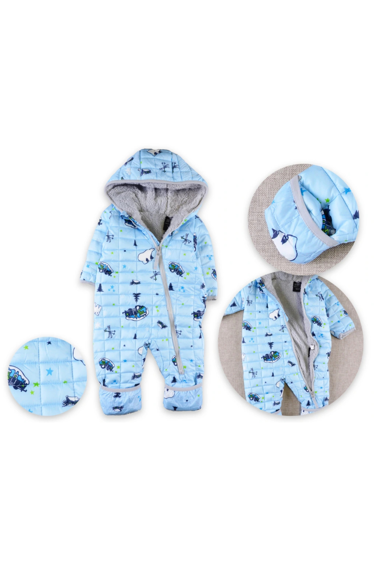 melisam.msg Bebek Tulum Mont İçi Kürklü Kış Sevimli fotoğrafı 6 (önizleme)