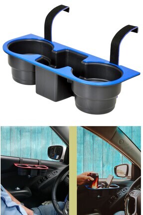 Genel Markalar HR PLAST Araç İçi Bardaklık Organizer | Araba Bardak Tutucu Ma...