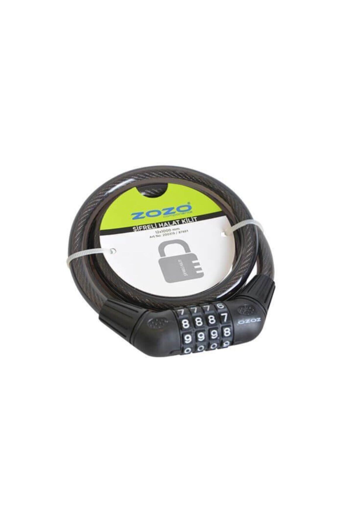 Zozo Dmax 12x800mm Şifreli Bisiklet Kilidi - Fiyatı, Yorumları