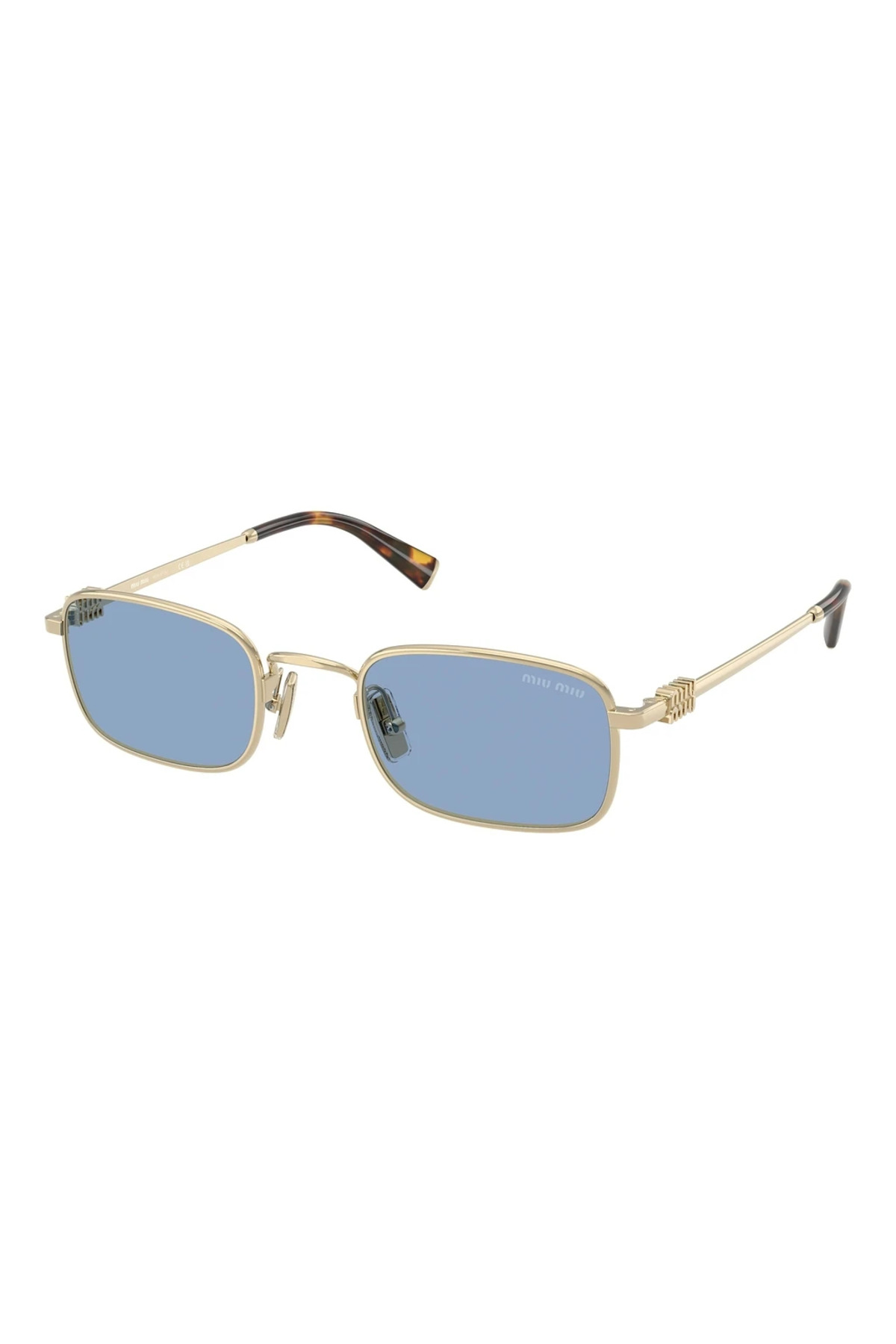 miu miu 水色 フラットシューズ ブルー（青）系 MiuMiu(ミュウミュウ) バレエシューズ(レディース
