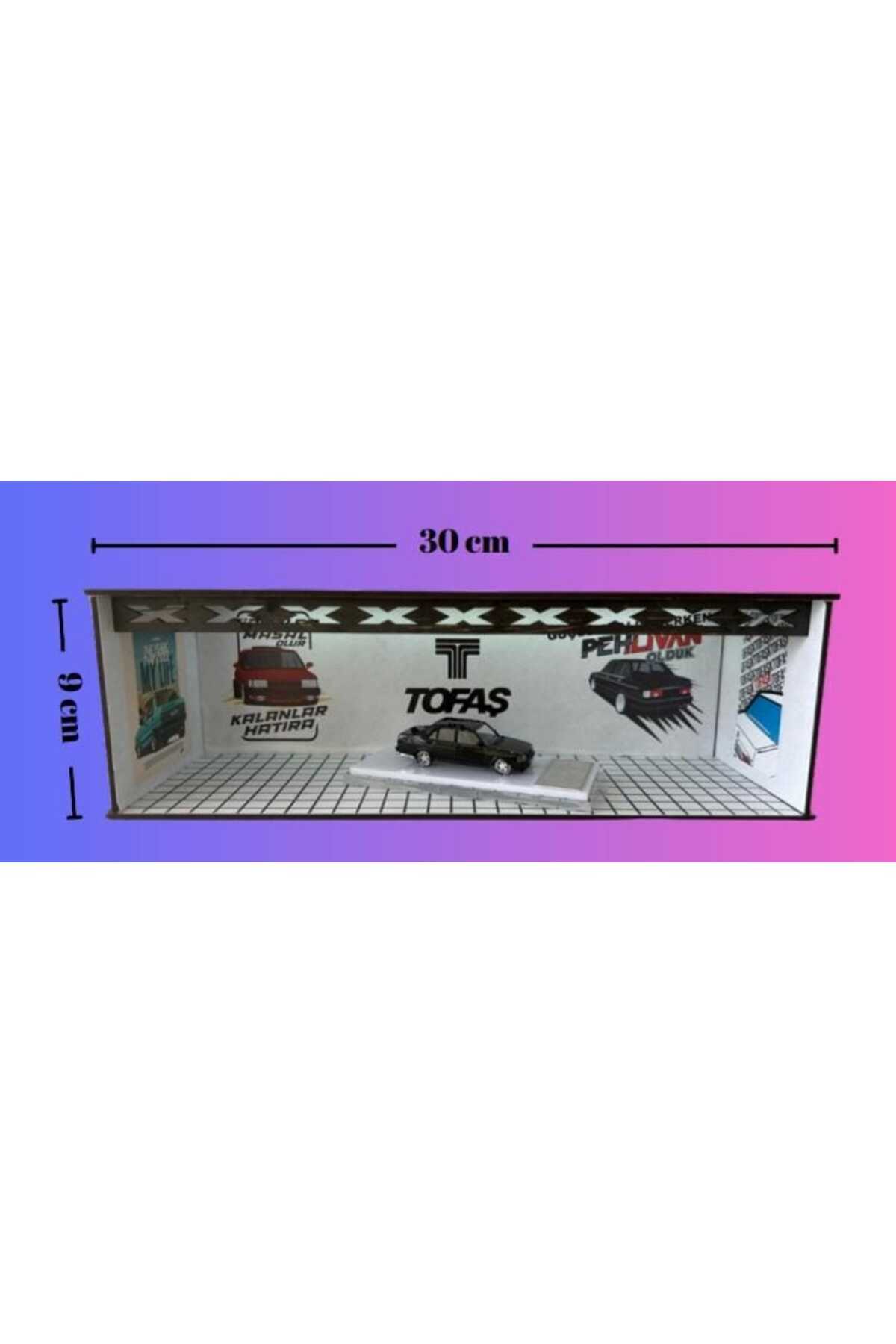 Migure 1/64 6 Araç Alabilen Yatay Işıklı Garaj Tofaş - Fiyatı