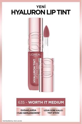 L'Oreal Paris Hyaluron Lip Tint Dudak Parlatıcı - 635 Worth It Medium