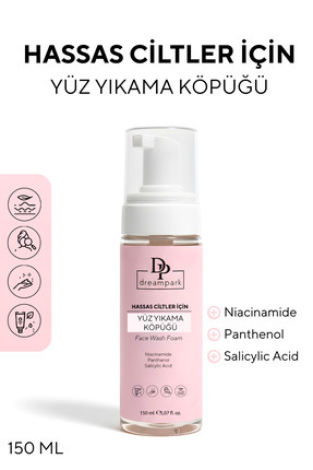 DREAMPARK Hassas Ciltler İçin Gözenek Temizleme, Arındırıcı, Temizleyici, Yüz...