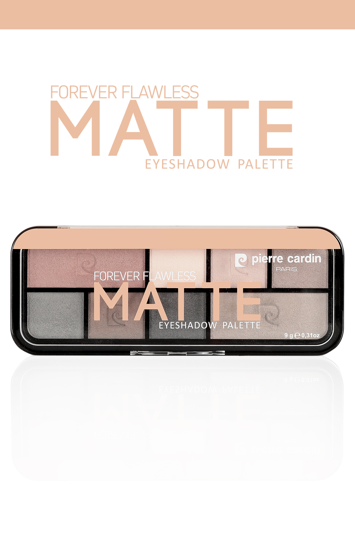 Pierre Cardin Forever Flawless Matte Eyeshadow Palette - Far Paleti (8