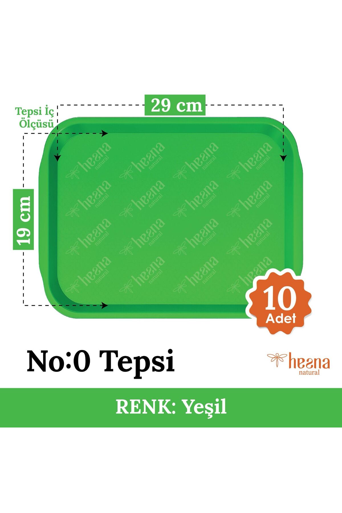 No0 Fast Food Tray - Serving Tray - Serving Tray (small size)