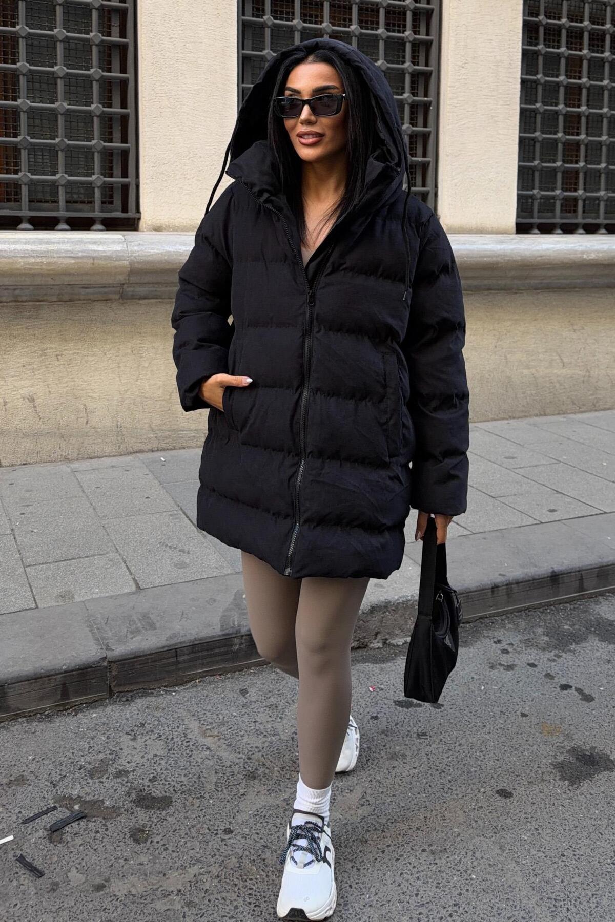 Lijuri  Premium Rahat Şişme Mont 7105 R11-D-K1 - Görsel 6