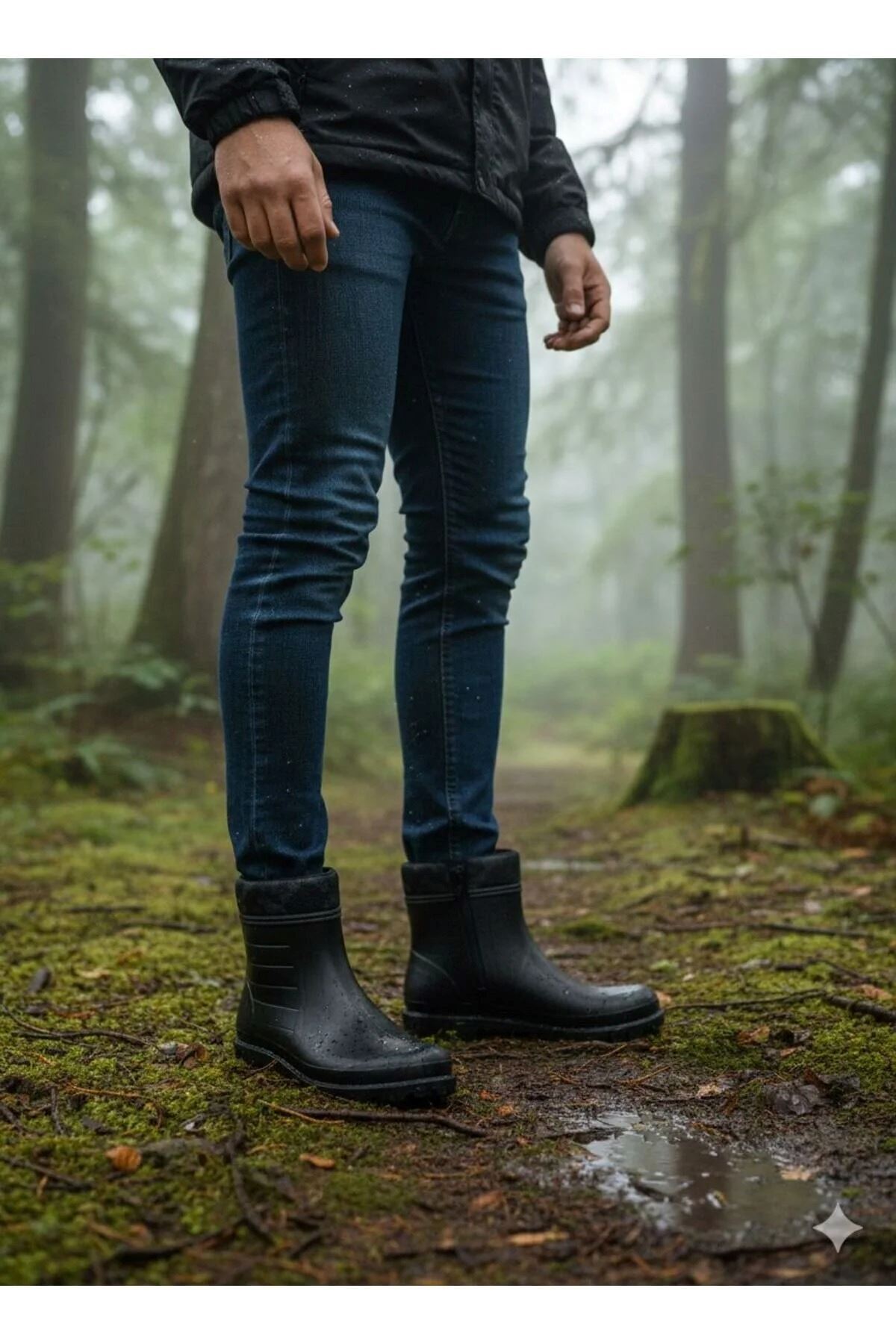 KRAL PLASTİK  Erkek Lastik Kar Botu İçi Yünlü Fermuarlı 36-44 - Görsel 8