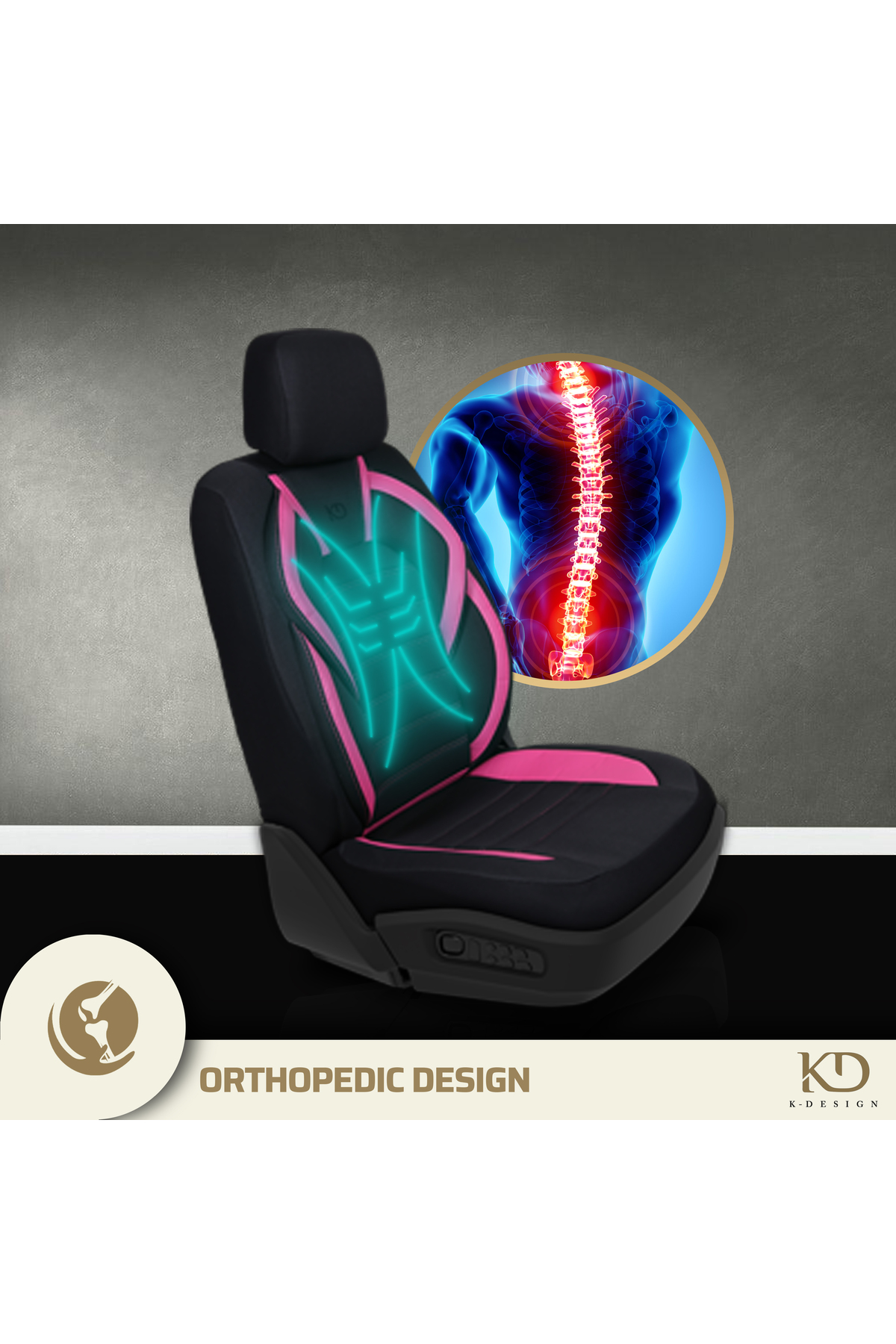 K-Design ZÜMRA SERİSİ UNIVERSAL OTO KOLTUK KILIFI - ZMR 4003
