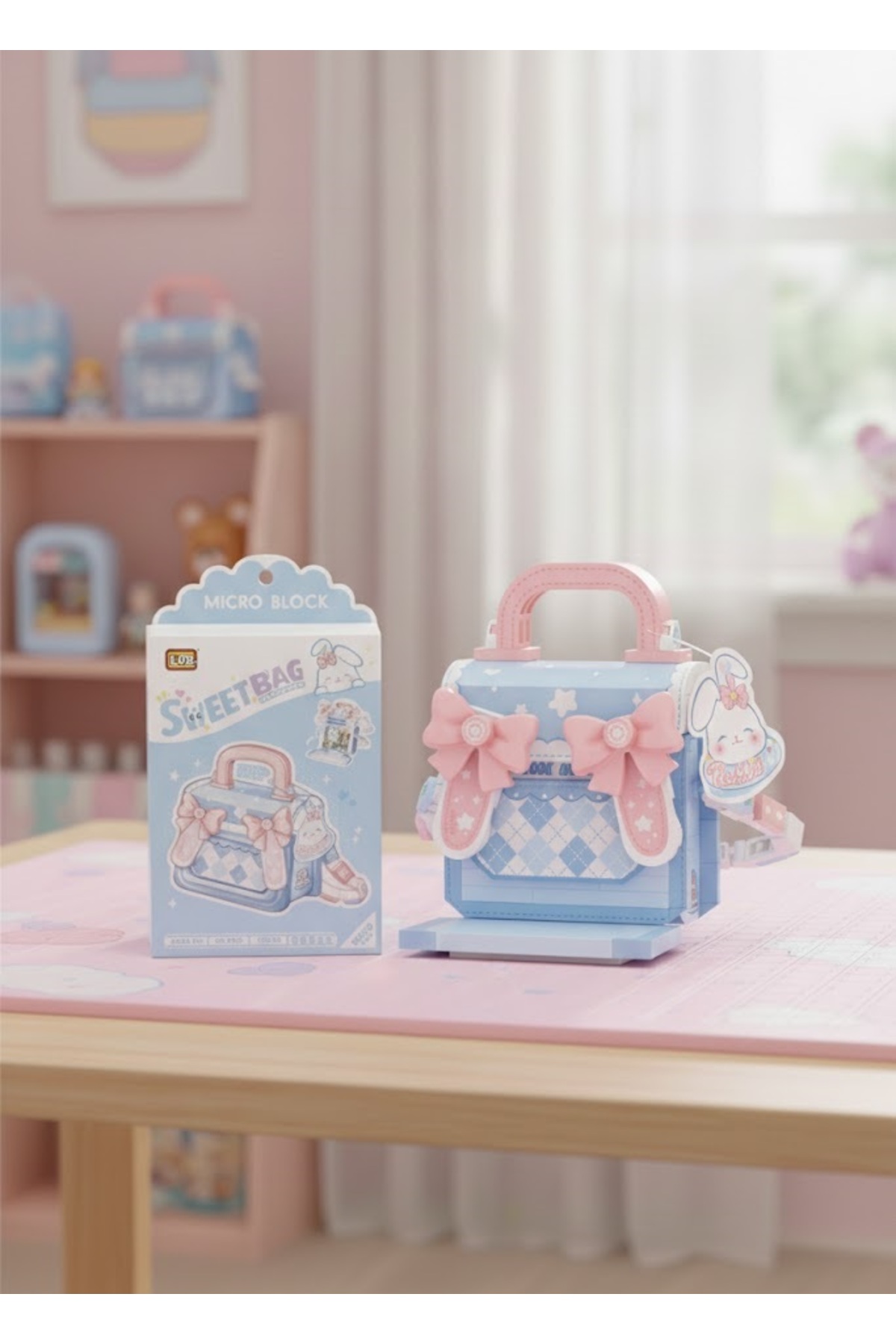 Loz Micro Block Sweet Bag - Minyatür Dükkan Konseptli Lego Çanta