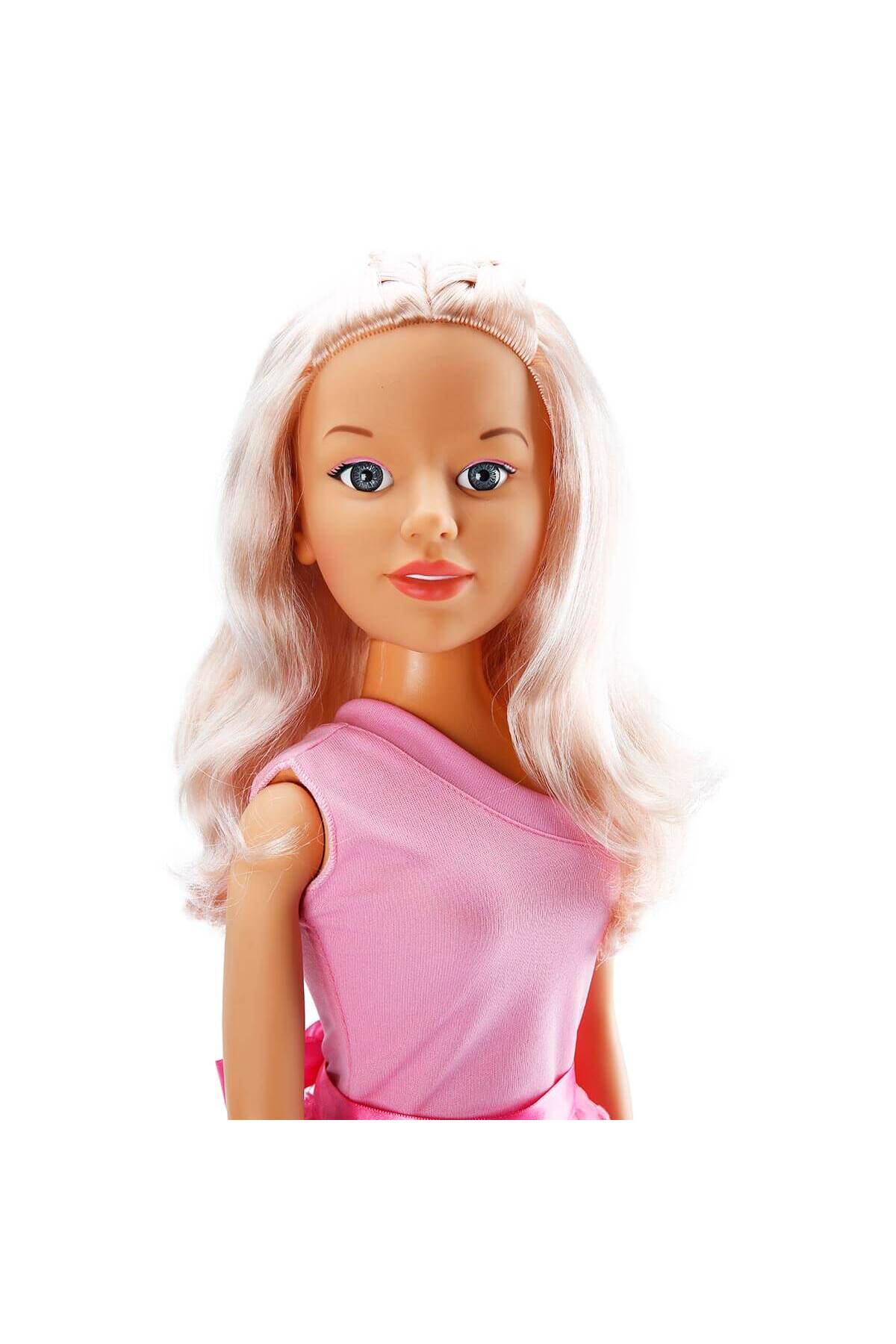 Cici Oyuncak Yürüyüş Arkadaşım Clara Party 80 cm - Pembe Elbiseli Büyük Kız Çocuk Bebek fotoğrafı 5 (önizleme)