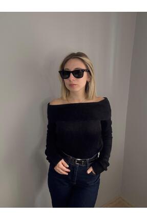 Hestia Boutique Madonna Yaka Yumoş Triko Kazak