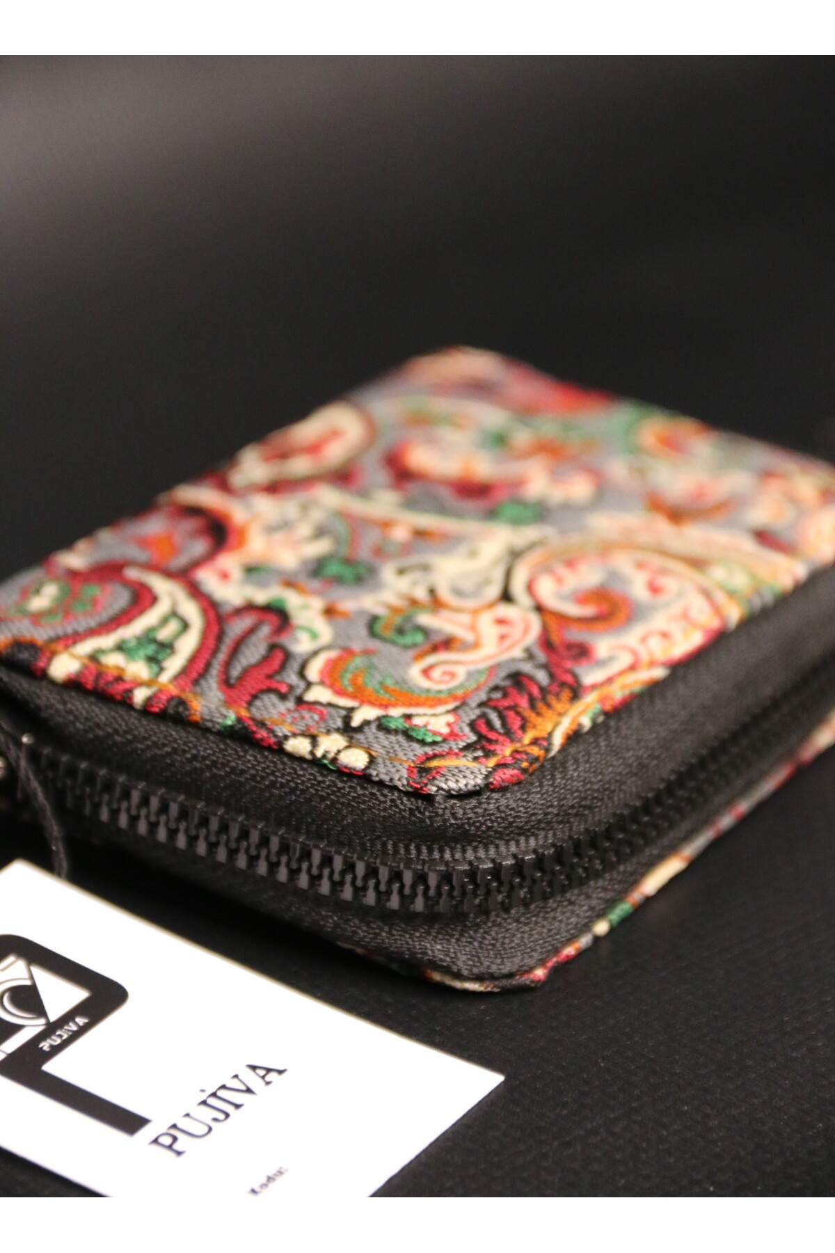 Ethnic Patterned Thermal Transparent Elegant And Durable Accordion Wallet Card Holder