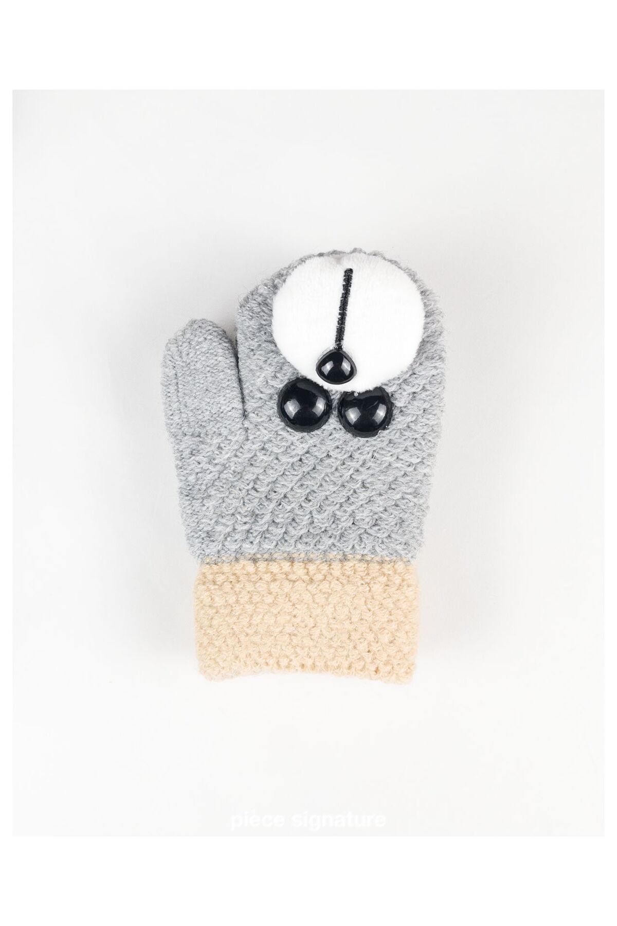 PIECE SIGNATURE %97,1 Acrylic %2,2 Polyamide %0,7 Elastane Erkek Bebek Eldiven ( 1-3 Yaş ) fotoğrafı 2 (önizleme)