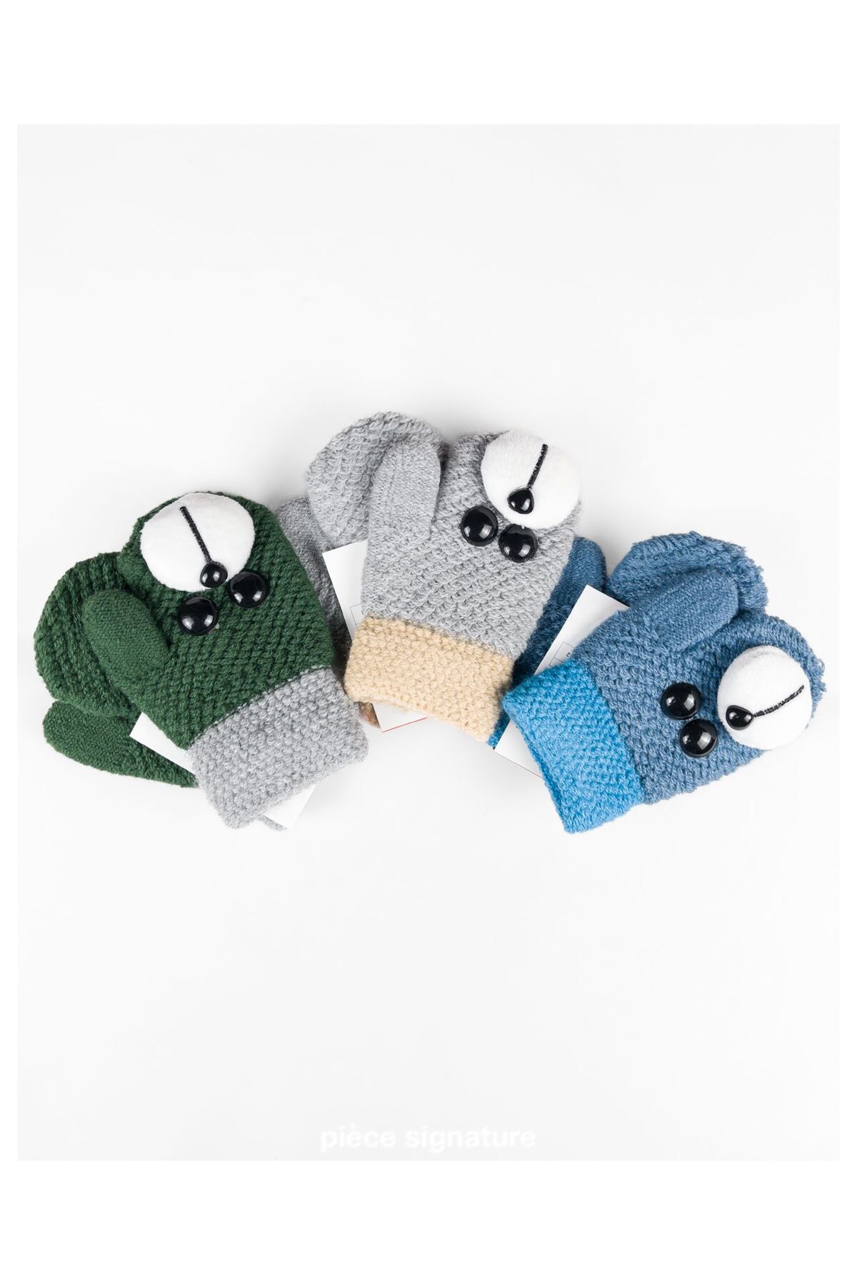 PIECE SIGNATURE %97,1 Acrylic %2,2 Polyamide %0,7 Elastane Erkek Bebek Eldiven ( 1-3 Yaş ) fotoğrafı 7 (önizleme)