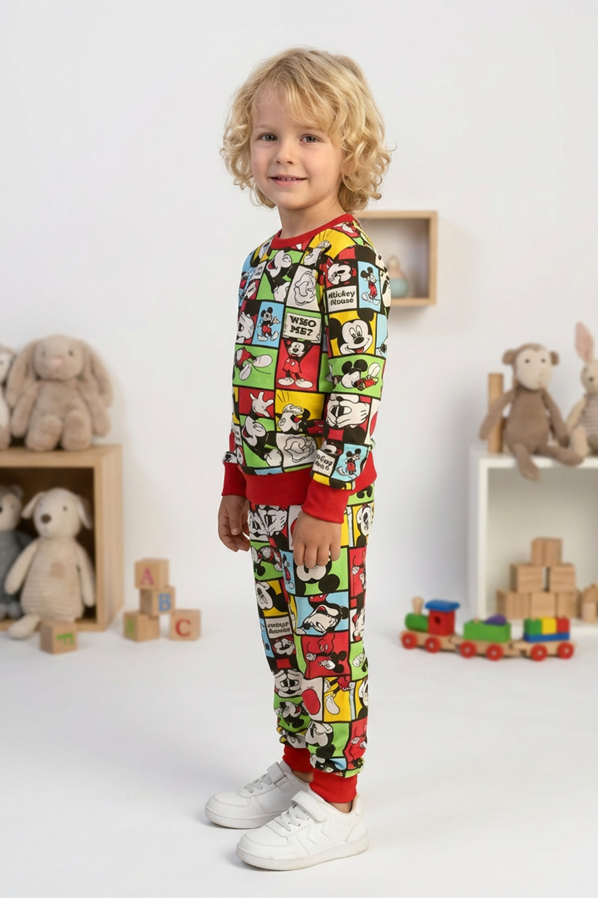DAPSEE MİKİ MAUSE ÇOCUK PİJAMA TAKIMI fotoğrafı 5 (önizleme)