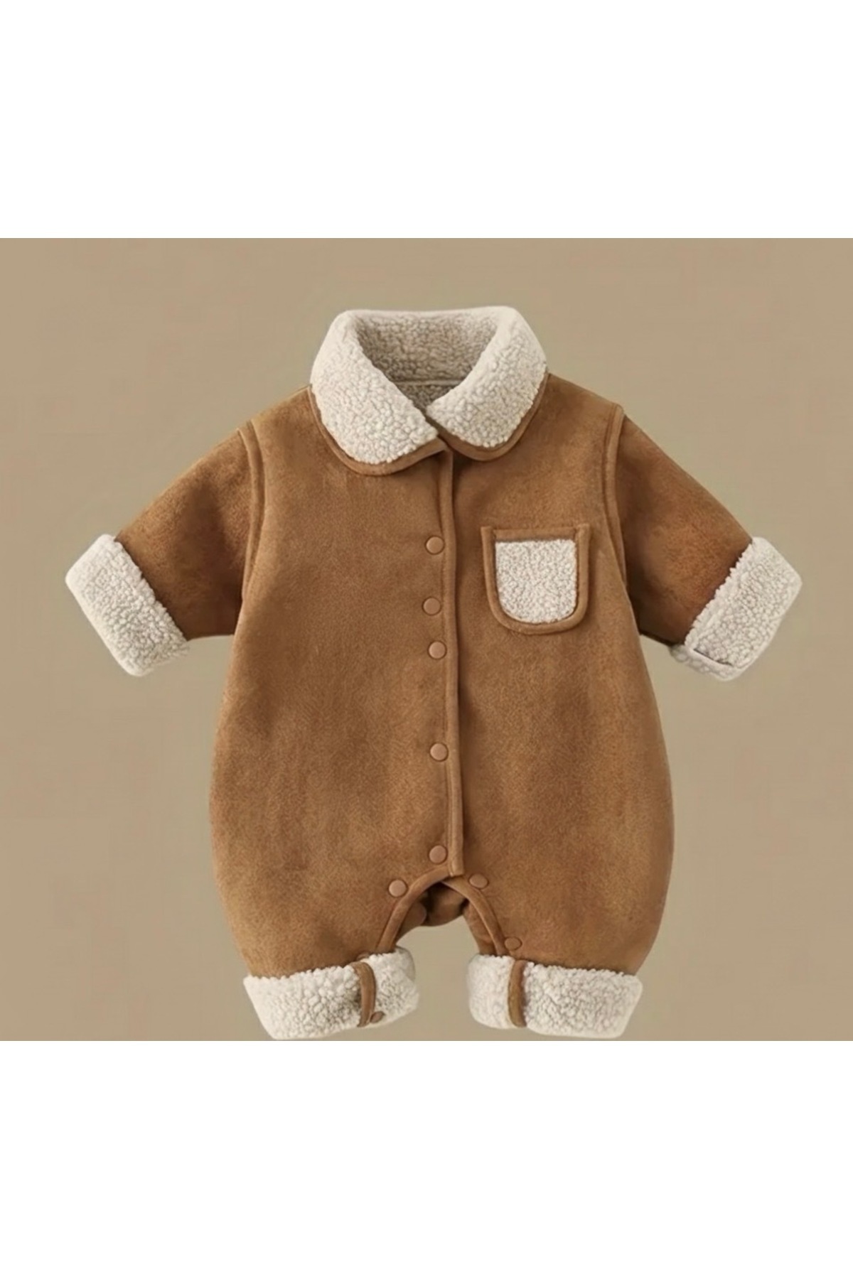 NZCollection Bebek-Çocuk İçi Kürklü Kışlık Tulum fotoğrafı 2 (önizleme)