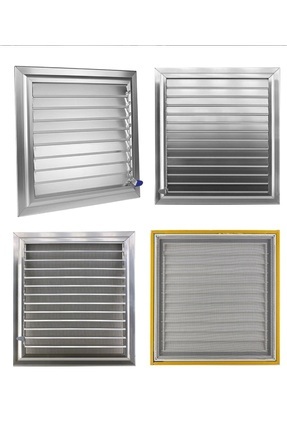 Rayko (En15cmxboy15cm)Alüminyum Banyo Menfezi – Eloksal Kaplama – Hareketli H...