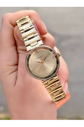 Ferrucci Kadın Kol Saati Yeni Model minimal kasa retro Çelik Kordon Su Geçirm...